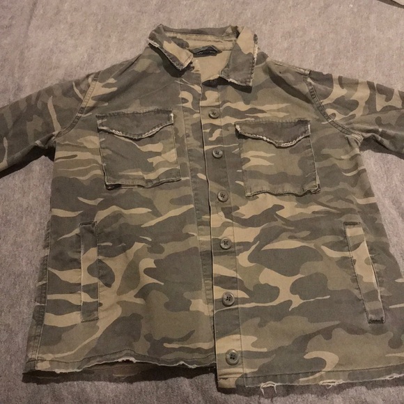 Top Shop Camo jacket - Picture 1 of 3